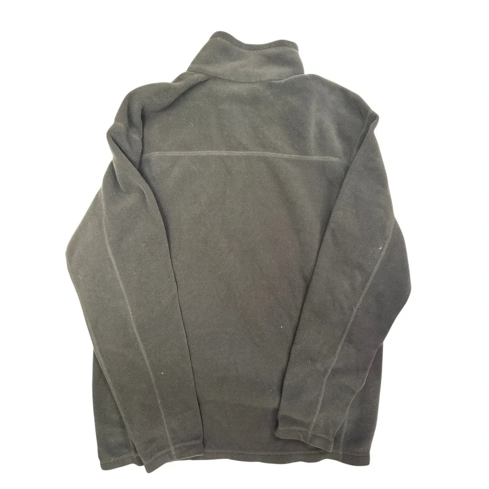 Patagonia Men's Micro D Fleece Pullover Black Size L 1/4 Zip - Picture 2 of 5